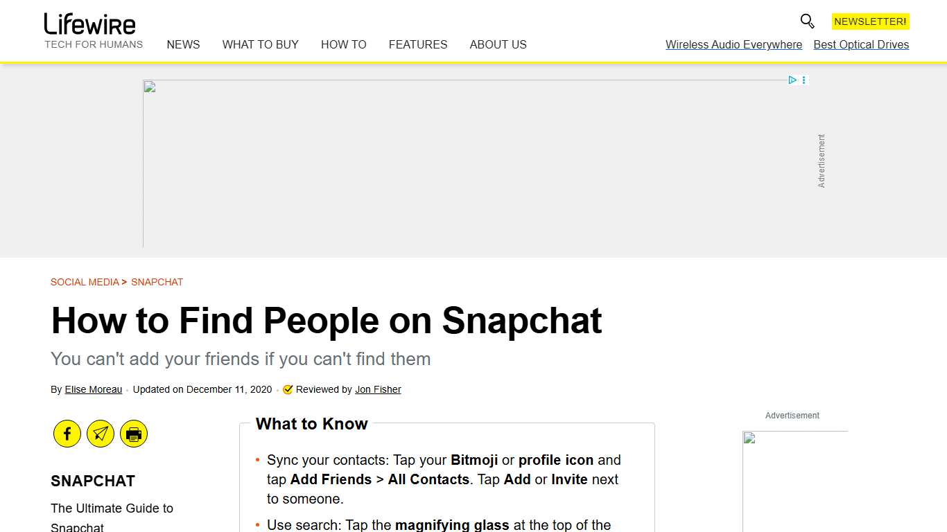 How to Find People on Snapchat