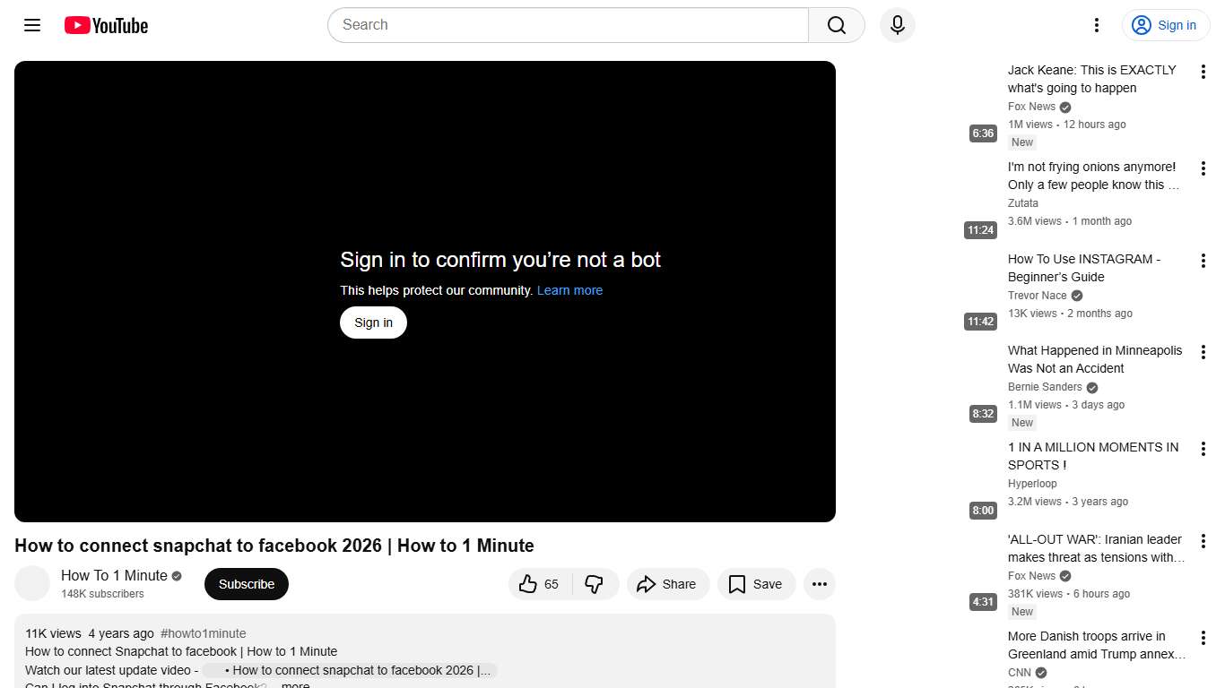 How to connect snapchat to facebook 2026 | How to 1 Minute - YouTube
